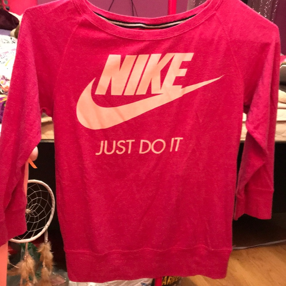 pink Nike long sleeve